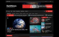 DarkNews theme preview