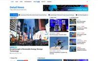 Detail News theme preview