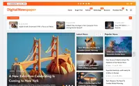 Digital Newspaper theme preview