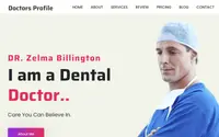 Doctors Profile theme preview