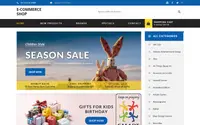 E-commerce Shop theme preview