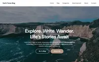 EarthTones Blog theme preview