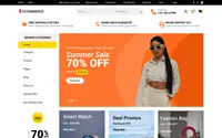 Ecommerce Gift Cart theme preview