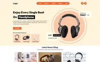 Ecommerce Landing Page theme preview