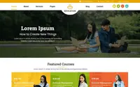 Education Institution theme preview