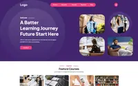 Educational Landing Page theme preview