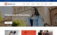 Educational Zone theme preview