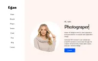 Egan Portfolio Resume theme preview