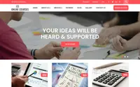 Elearning Online Courses theme preview