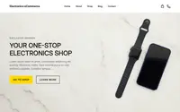 Electronics Store eCommerce theme preview