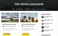 Elegant News Magazine theme preview
