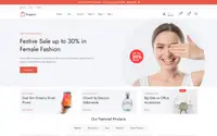 Elegant shop theme preview