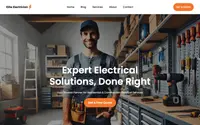 Elite Electrician theme preview