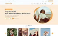 Elite Fashion Shop theme preview