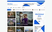 Elite News theme preview