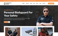 Elite Security Guard theme preview