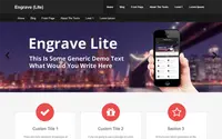 Engrave (Lite) theme preview