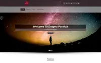 Enigma Parallax theme preview