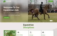 Equestrian Center theme preview