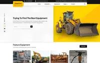 Equipment Rental theme preview
