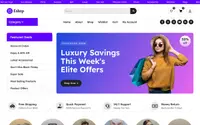Eshop Elementor theme preview