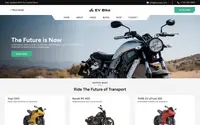 EV Bike Shop theme preview