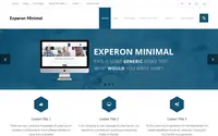 Experon Minimal theme preview