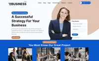 Expert Business Advisor theme preview