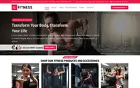 Expert Fitness Trainer theme preview