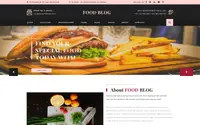 Expert Food Blog theme preview