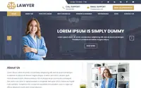 Expert Lawyer theme preview