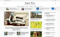 Expose News theme preview