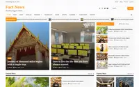 Fact News theme preview