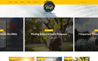 Faith Blog theme preview