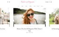 Fashion Magazine theme preview