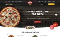 Fast Food Pizza theme preview
