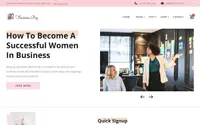 Feminine Business theme preview