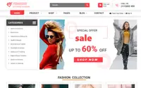 Feminine Clothing Fashion theme preview