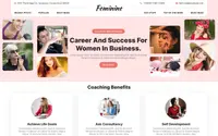 Feminine Style Coach theme preview