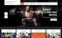 FGymClub Fitness Lite theme preview