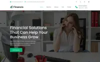 Financio theme preview