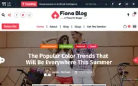 Fiona Blog theme preview