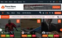 Fiona News theme preview