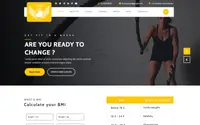 Fitness Crossfit theme preview
