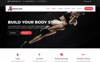 Fitness Hub theme preview