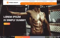 Fitness Insight theme preview