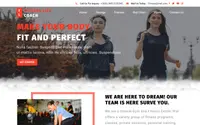 Fitness Life Coach theme preview