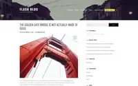 Flash Blog theme preview