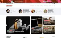 Flash News theme preview