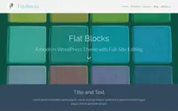 Flat Blocks theme preview